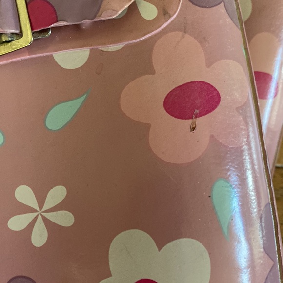 Vintage 90’s Tayberry pink flowered Wellington “Wellies” from Wales, UK - Picture 8 of 11